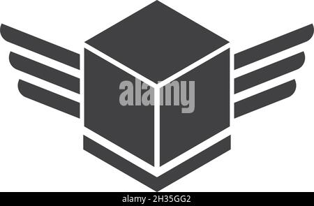 Fast Delivery logo ilustration vector Stock Vector