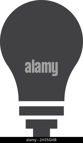 Bulb logo vector ilustration template Stock Vector