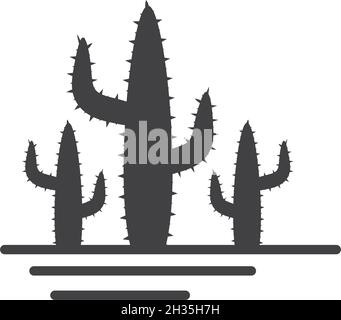 Cactus Logo template vector illustration Stock Vector