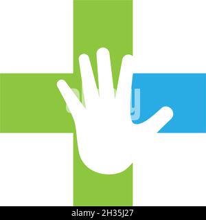 Medical care Logo template vector Stock Vector