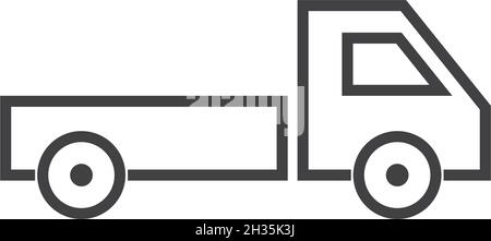 Truck icon ilustration vector template Stock Vector