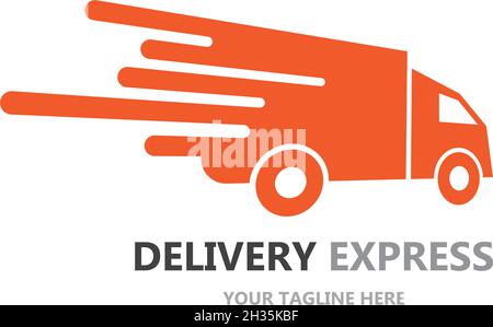 Truck logo icon ilustration vector template Stock Vector
