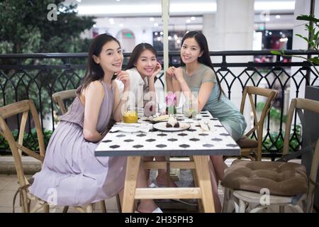 Three best friends getting together Stock Photo - Alamy
