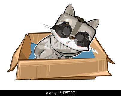 Cute gift box icon in flat design. Vector illustration. Colored gift box  isolated on white background Stock Vector Image & Art - Alamy