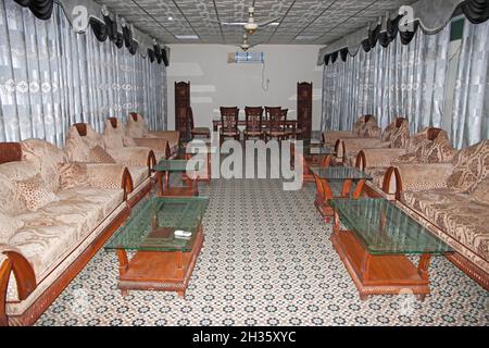 Hotel in Mohenjo daro area close Indus river in Larkana district, Sindh, Pakistan Stock Photo