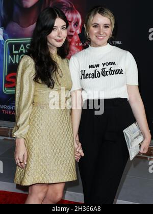 Los Angeles, United States. 25th Oct, 2021. LOS ANGELES, CALIFORNIA, USA - OCTOBER 25: Actress Noel Wells arrives at the Los Angeles Premiere Of Focus Features' 'Last Night In Soho' held at the Academy Museum of Motion Pictures on October 25, 2021 in Los Angeles, California, United States. (Photo by Xavier Collin/Image Press Agency/Sipa USA) Credit: Sipa USA/Alamy Live News Stock Photo