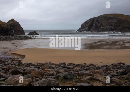 Dailbeag beach - Dalbeg Beach - Western Isles Scotland UK Stock Photo