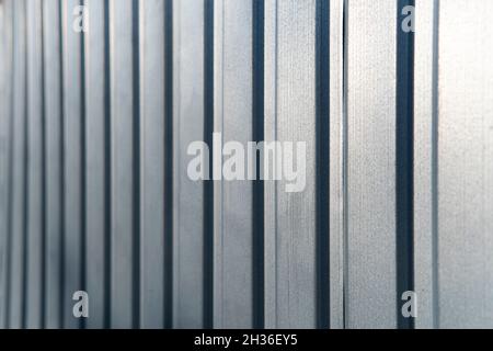 Corrugated metal texture surface or galvanize steel background Stock Photo