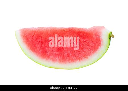 ripe red slices Watermelon isolated on white background Stock Photo