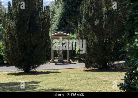 Ville pontificie di Castel Gandolfo, Gardens of Villa Barberini, Castel Gandolfo, Lazio, Italy, Europe Stock Photo