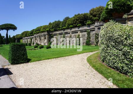 Ville pontificie di Castel Gandolfo, Gardens of Villa Barberini, Castel Gandolfo, Lazio, Italy, Europe Stock Photo