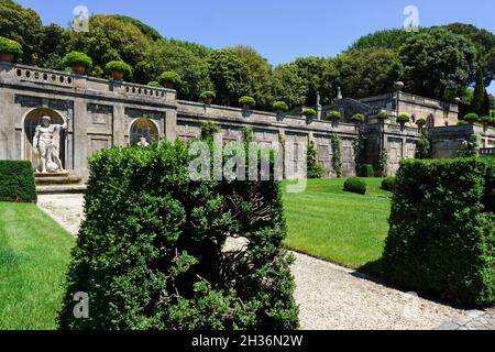 Ville pontificie di Castel Gandolfo, Gardens of Villa Barberini, Castel Gandolfo, Lazio, Italy, Europe Stock Photo