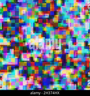 Abstract seamless pattern colorful Background with transparent colored tiles Stock Vector