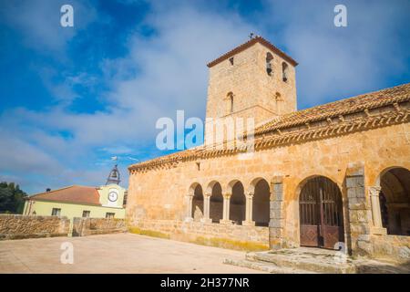 San Martin church. Miño de San Esteban, Soria province, Castilla Leon, Spain. Stock Photo