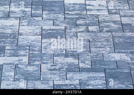 Bluish textured surface. Floor pattern design. Stock Photo