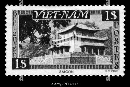 Stamp print in Viet-Nam,Vietnam,Buu-Chinh Stock Photo - Alamy