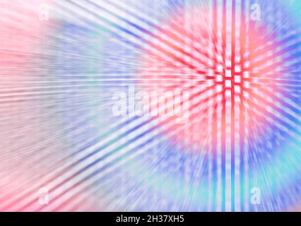 Abstract motion blurred zoomed futuristic background. Stock Photo