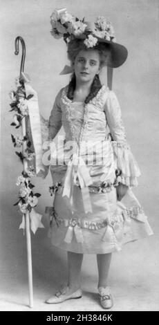 Frances Benjamin Johnston vintage photography - Margaret Preston Draper - Little Bo Peep Stock Photo