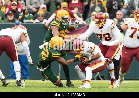 Green Bay Packers linebacker Kingsley Enagbare (55) during a preseason NFL  football game Saturday, Aug. 19, 2023, in Green Bay, Wis. (AP Photo/Mike  Roemer Stock Photo - Alamy