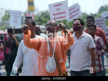 Priests And Followers Of The ISKCON, At A Peaceful Prayer Vigil To ...