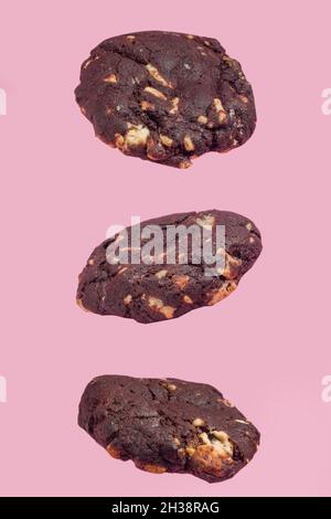 brownie cookies on the air Stock Photo