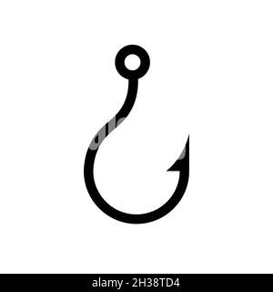 Illustration of a double fishing hook Stock Vector Image & Art - Alamy