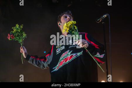 Fontaines DC at the O2 Academy, Bournemouth, UK. 26 October 2021.Credit: Charlie Raven/Alamy Live News Stock Photo