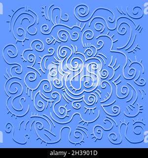 Blue waves Stock Vector