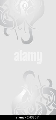 Art grey banner Stock Vector