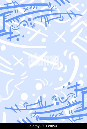 Elegance blue cover Stock Vector