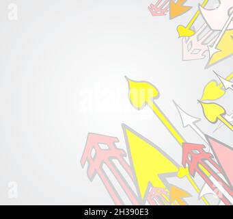 Cover arrow Stock Vector