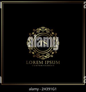 TS Initial Letter Luxury Logo template in vector for Restaurant ...
