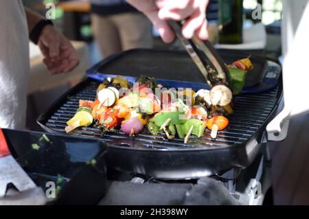 Vegetables on griddle hi-res stock photography and images - Alamy