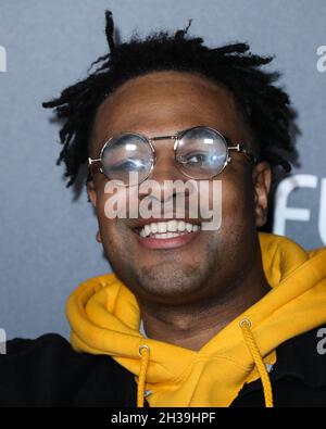 Los Angeles, United States. 26th Oct, 2021. LOS ANGELES, CALIFORNIA, USA - OCTOBER 26: Actor Zeno Robinson arrives at the Los Angeles Premiere Of Funimation's 'My Hero Academia: World Heroes' Mission' held at the L.A. Live Event Deck Top Floor Of The West Lot on October 26, 2021 in Los Angeles, California, United States. (Photo by Xavier Collin/Image Press Agency/Sipa USA) Credit: Sipa USA/Alamy Live News Stock Photo