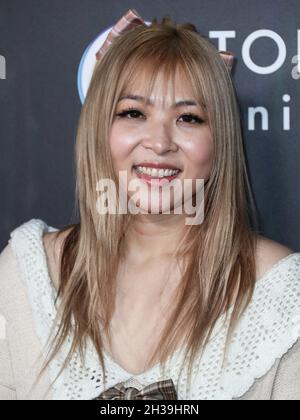 Los Angeles, United States. 26th Oct, 2021. LOS ANGELES, CALIFORNIA, USA - OCTOBER 26: Yvonne arrives at the Los Angeles Premiere Of Funimation's 'My Hero Academia: World Heroes' Mission' held at the L.A. Live Event Deck Top Floor Of The West Lot on October 26, 2021 in Los Angeles, California, United States. (Photo by Xavier Collin/Image Press Agency/Sipa USA) Credit: Sipa USA/Alamy Live News Stock Photo