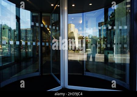 revolving doors Stock Photo