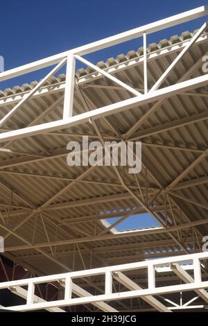 abstract detail of a modern construction Stock Photo
