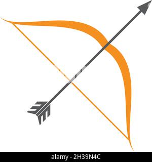 Archery logo icon vector ilustration template Stock Vector