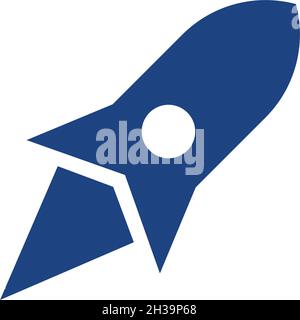 Rocket ilustration logo vector icon template Stock Vector