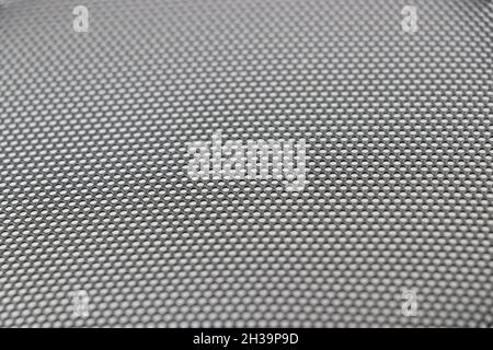 Black mesh texture from a macro shot of speaker grill, Black wire mesh texture Stock Photo