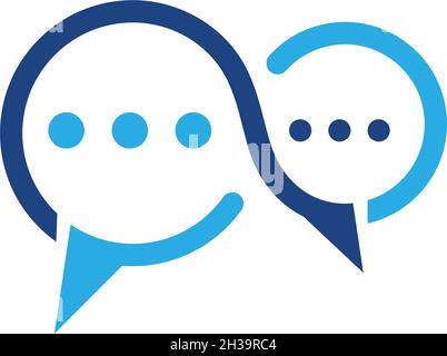 Speech bubble Logo template vector illustration Stock Vector