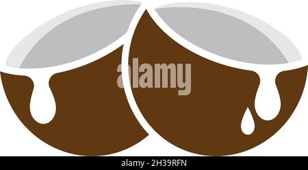 Coconut fruits vector ilustration design Stock Vector