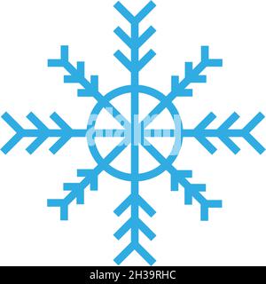Snowflakes Logo ilustration vector Template Stock Vector