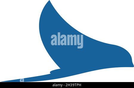 Stingray logo ilustration vector flat design template Stock Vector