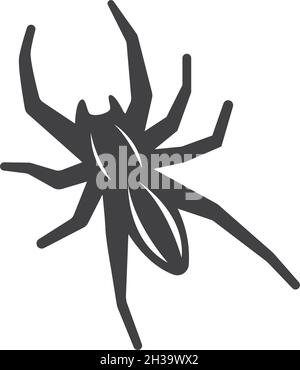 spider ilustration logo vector template Stock Vector