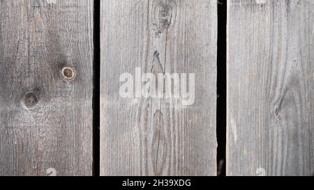 Background image of old gray wooden boards. Stock Photo