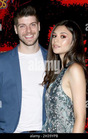 LOS ANGELES - OCT 26: Nathan K Weir, Nicole Maines at the 46th Annual