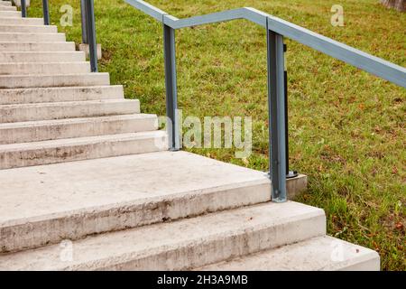concrete stairs close up Stock Photo