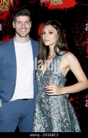 LOS ANGELES - OCT 26: Nathan K Weir, Nicole Maines at the 46th Annual