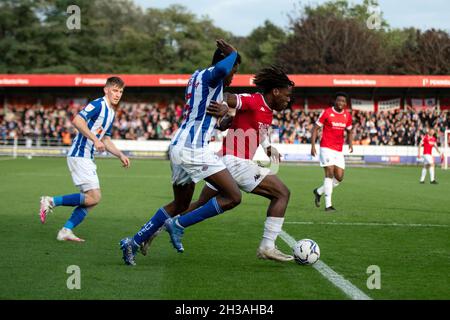 Salford City 2-0 Hartlepool United. The Peninsula Stadium, Moor Lane, Salford. Stock Photo